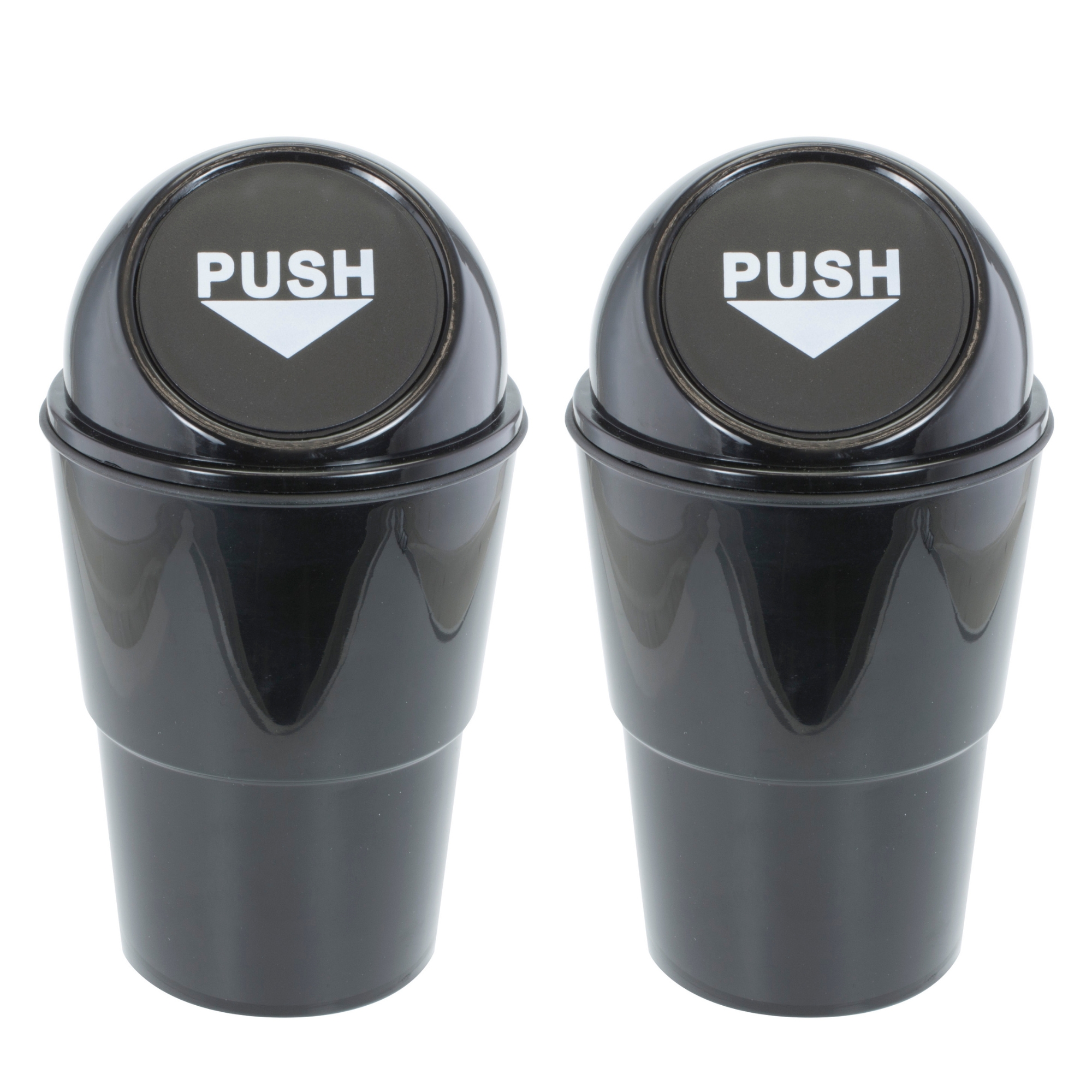 2-Pack Automotive Cup Holder Garbage Trash Can