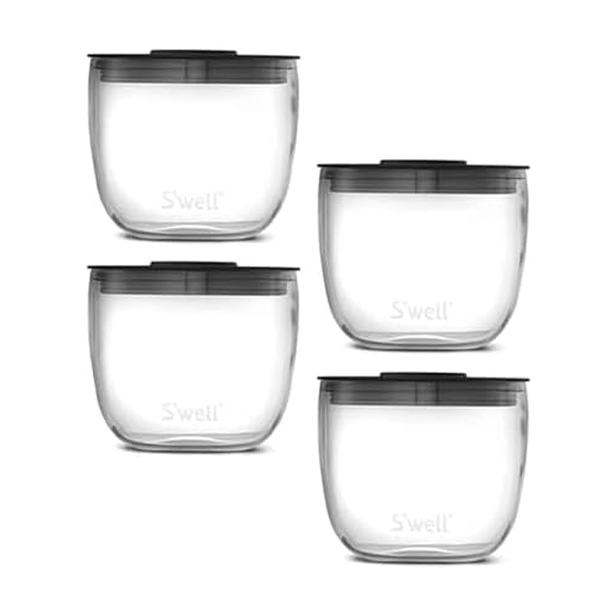 S'WELL TRITAN PREP BOWL SET OF 4, 10OZ - CLEAR