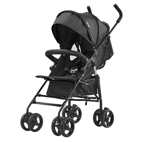 VEVOR Lightweight Stroller, Compact Easy Fold Multiposition Recline Canopy