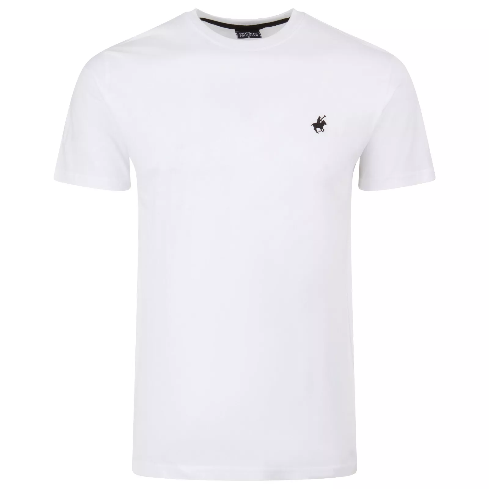 MENS PACIFIC POLO CLUB TSHIRT PREMIUM HEAVY SHORT SLEEVE - SIZE: MEN M - WHITE - New
