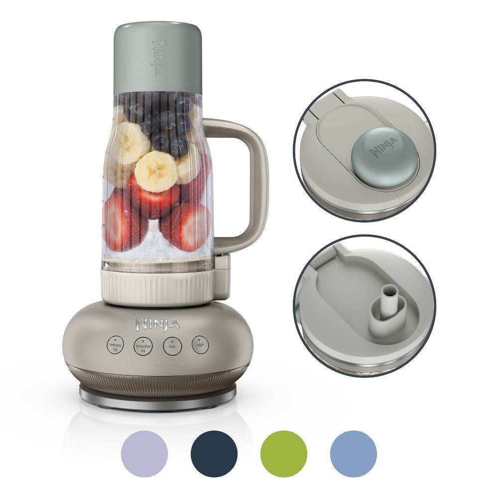 Ninja BlendBoss Tumbler Blender with 26oz Travel Tumbler Detachable Straw &