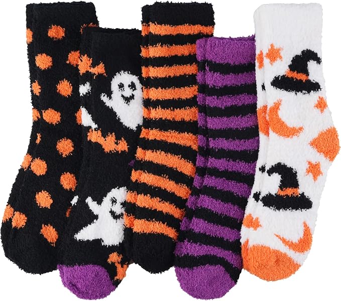 5 Pairs Halloween Socks