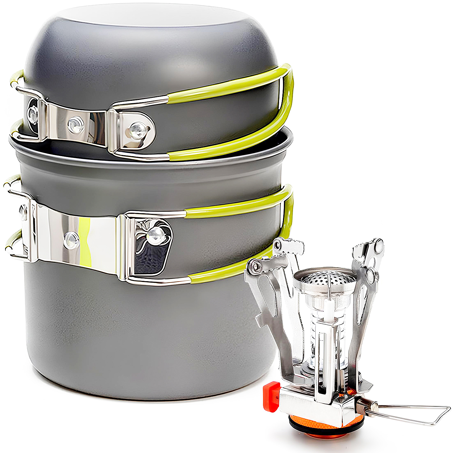 ELK Camping Cookware Stove Set for Outdoor Camping, Hiking, Backpacking and more