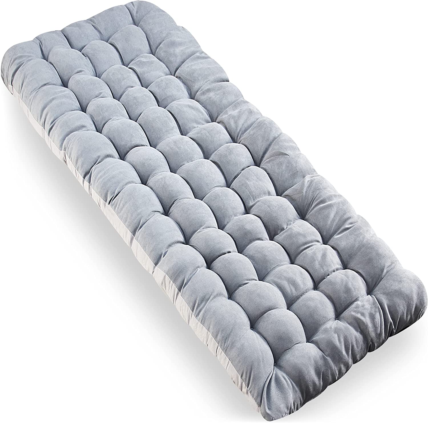 Zone Tech Outdoor Camping Cot Pads Mattress - Gray Premium Quality Comfortable Thicker Cotton Sleeping Cot