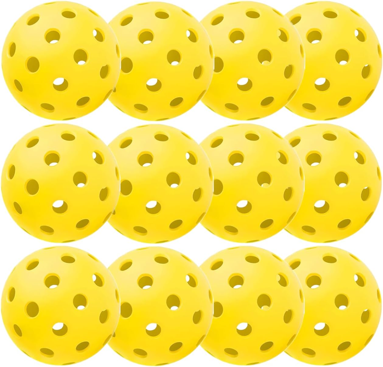 12-Pack Replacement Pickleball Balls – Durable & High-Performance