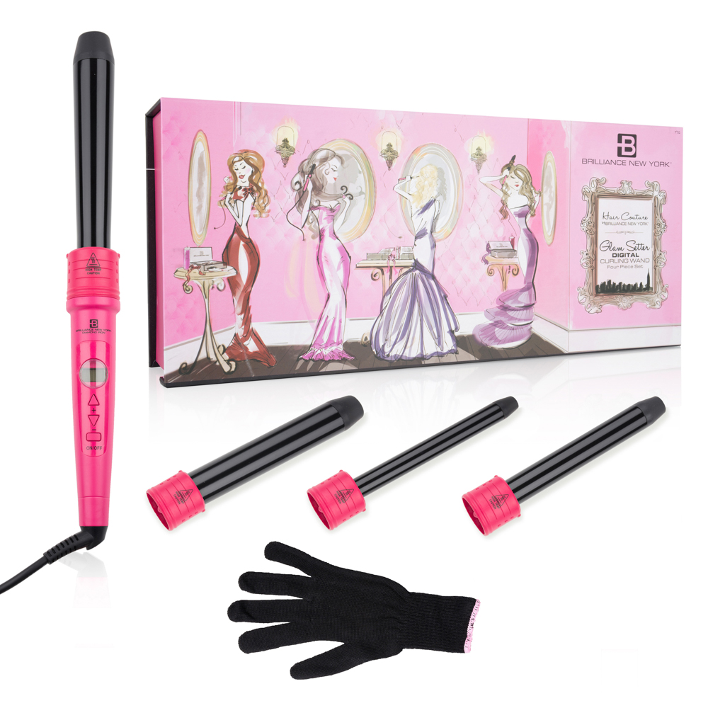 Brilliance New York - Digital 5 in 1 Curling iron Set