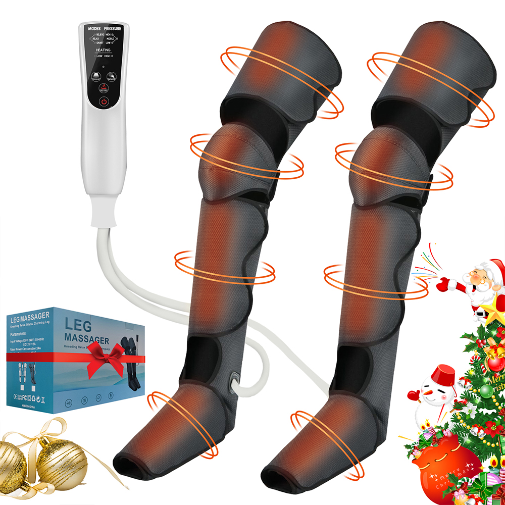 Leg Massager with Heat Circulation Air Compression