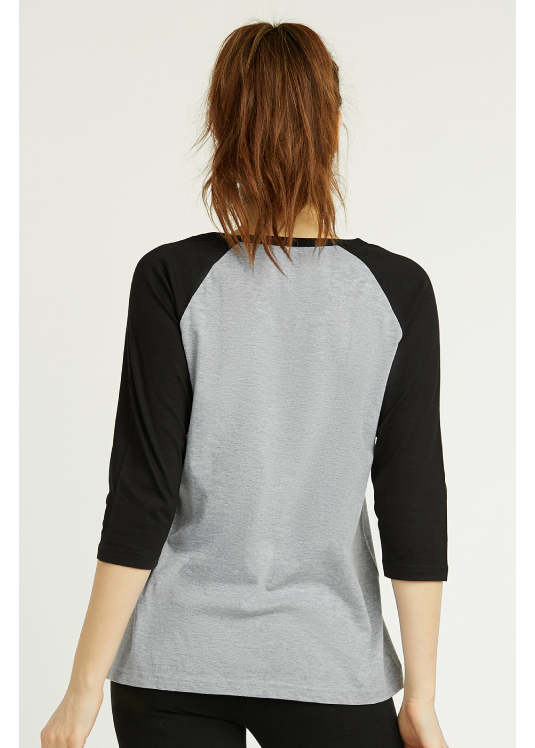 Sofra Women's 100% Cotton Baseball Tee