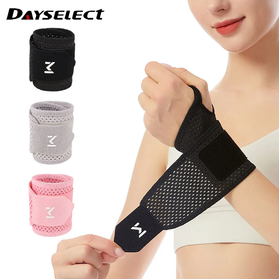 1Pc Breathable Pressurized Wrist Protectors Sports Fitness Wrist Protection Joint Pain Sprain Prevention Tendon Sheaths Unisex