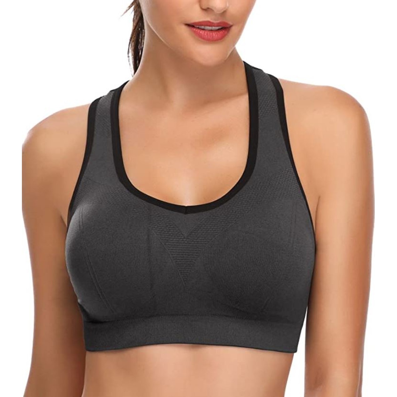 Racerback Seamless Sports Bra for Gym FItness and Yoga