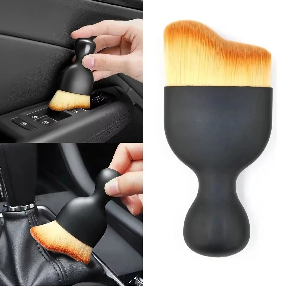 3-Pack Car Air Outlet Crevice Dust Removal Brushes for Car Interior Cleaning Brush Accessories