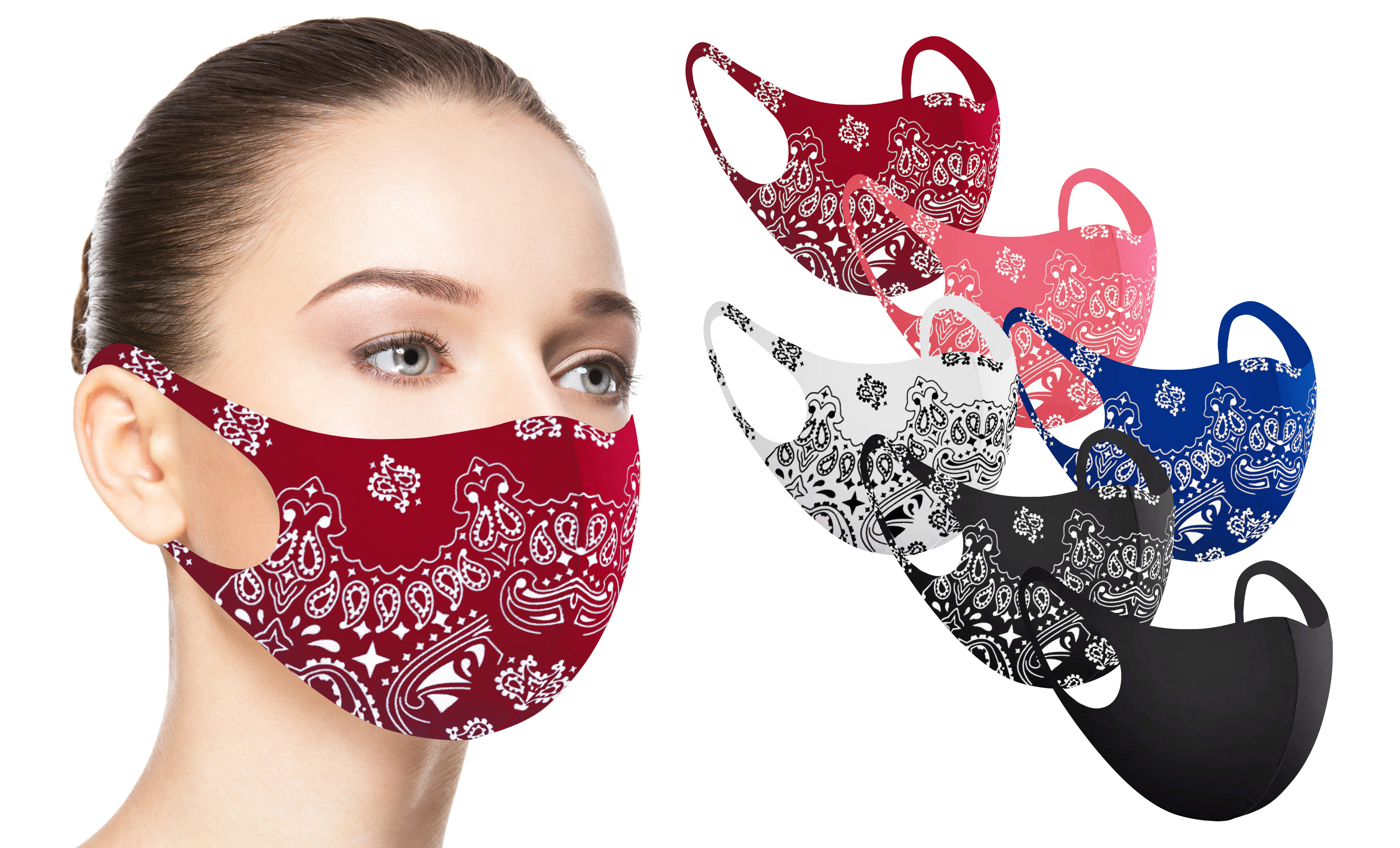 Reusable Fabric Face Masks (6-Pack)