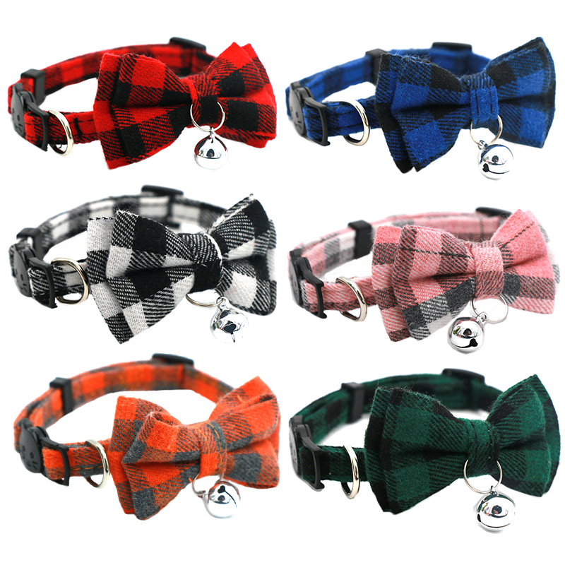 Breakaway Cat Collar with Cute Bow Tie and Bell