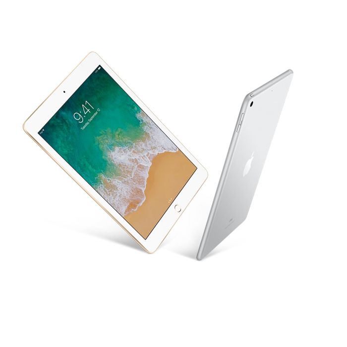 Refurbished Apple - iPad (5th generation) with WiFi + Cellular- 32GB - Silver (Unlocked)