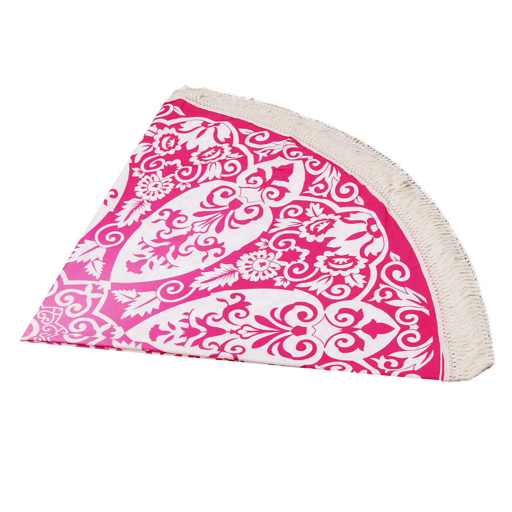 Round Beach Towel Twin Dolphins