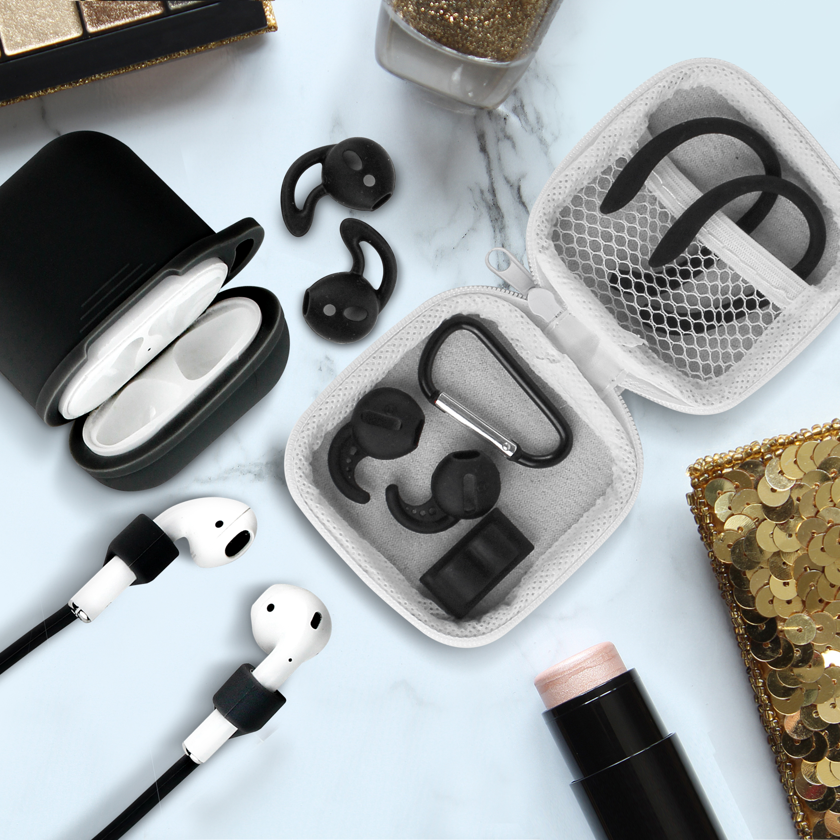 Aduro 8-Piece Airpod Accessory Bundle