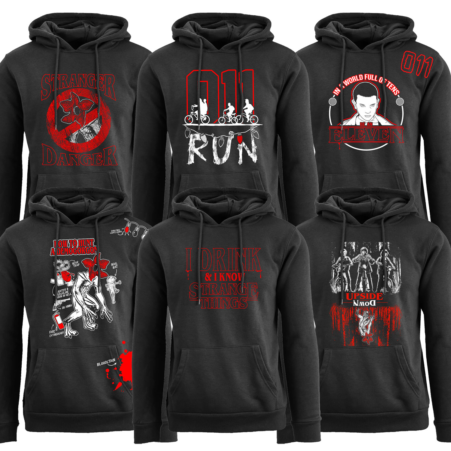 Women's Best of Stranger Things Pull Over Hoodie