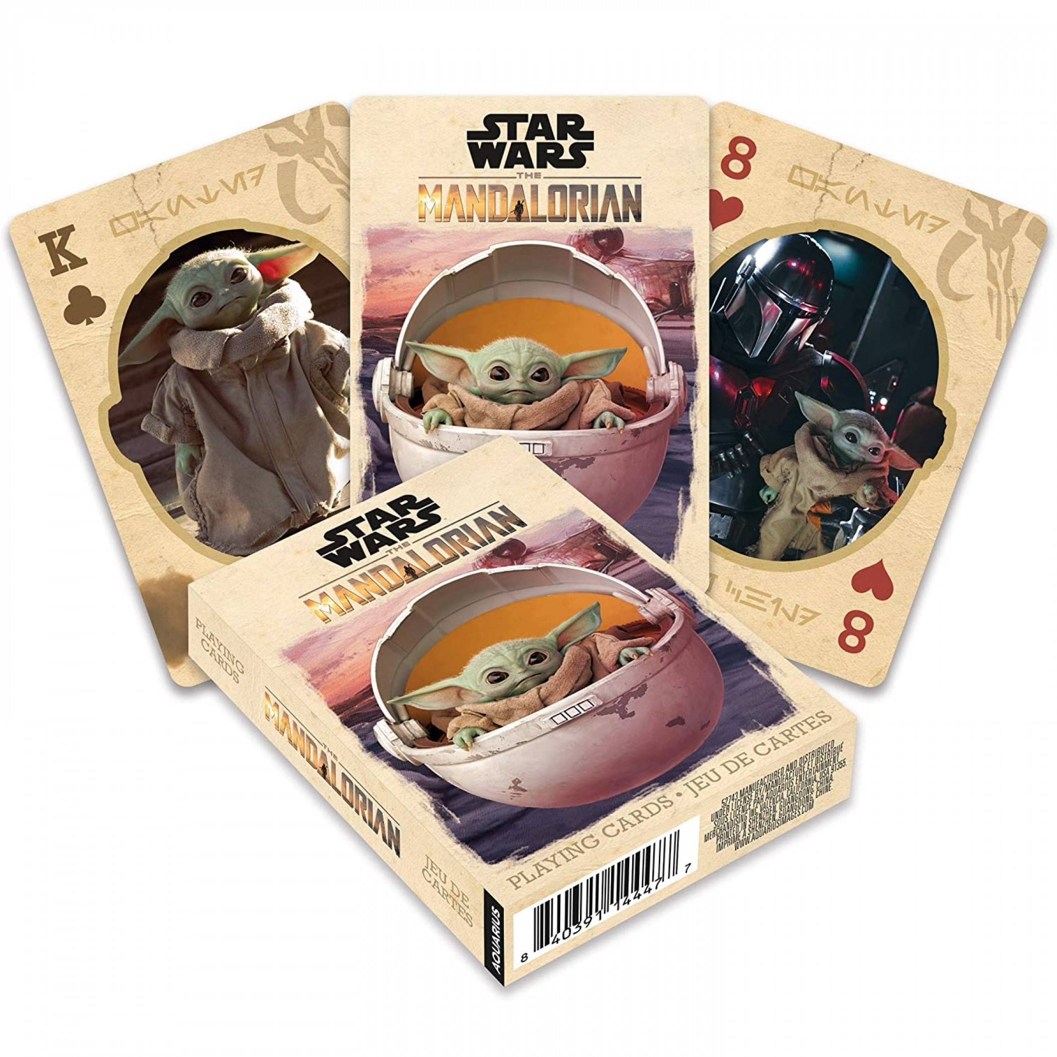 Star Wars The Mandalorian the Child Themed Playing Cards