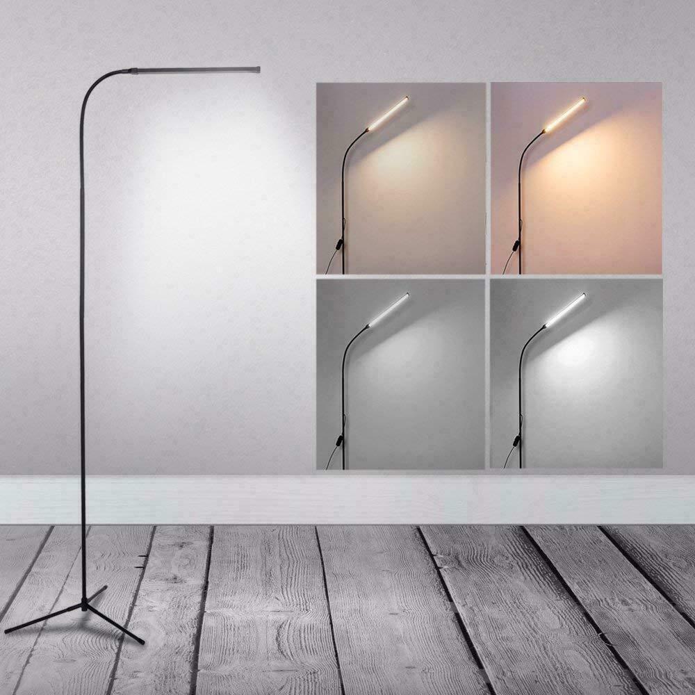 Floor Lamp Adjustable Angle and Eye Caring with 2 Modes Color Temperature