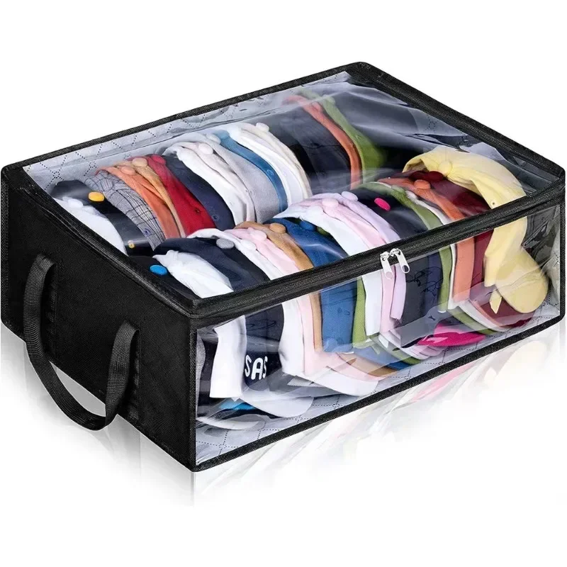 Collapsible Baseball Cap Storage Box, Large Capacity Multifunctional Hat Bag