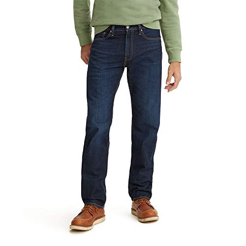 LEVI'S MEN'S 505 REGULAR FIT JEANS SIZE: MEN 32X32 DARK INDIGO - New