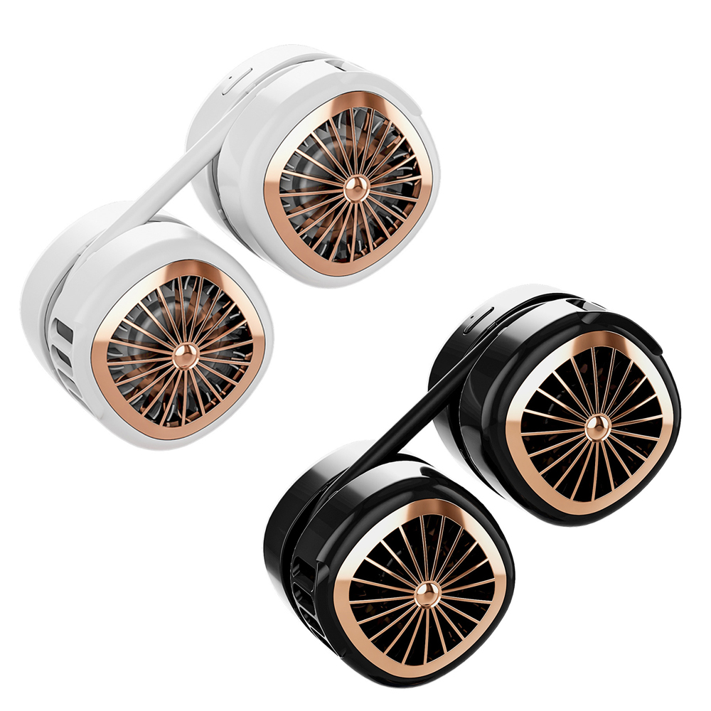 Portable Neck Fan 360°Adjustable Bladeless Neck Fan with 4 Speeds