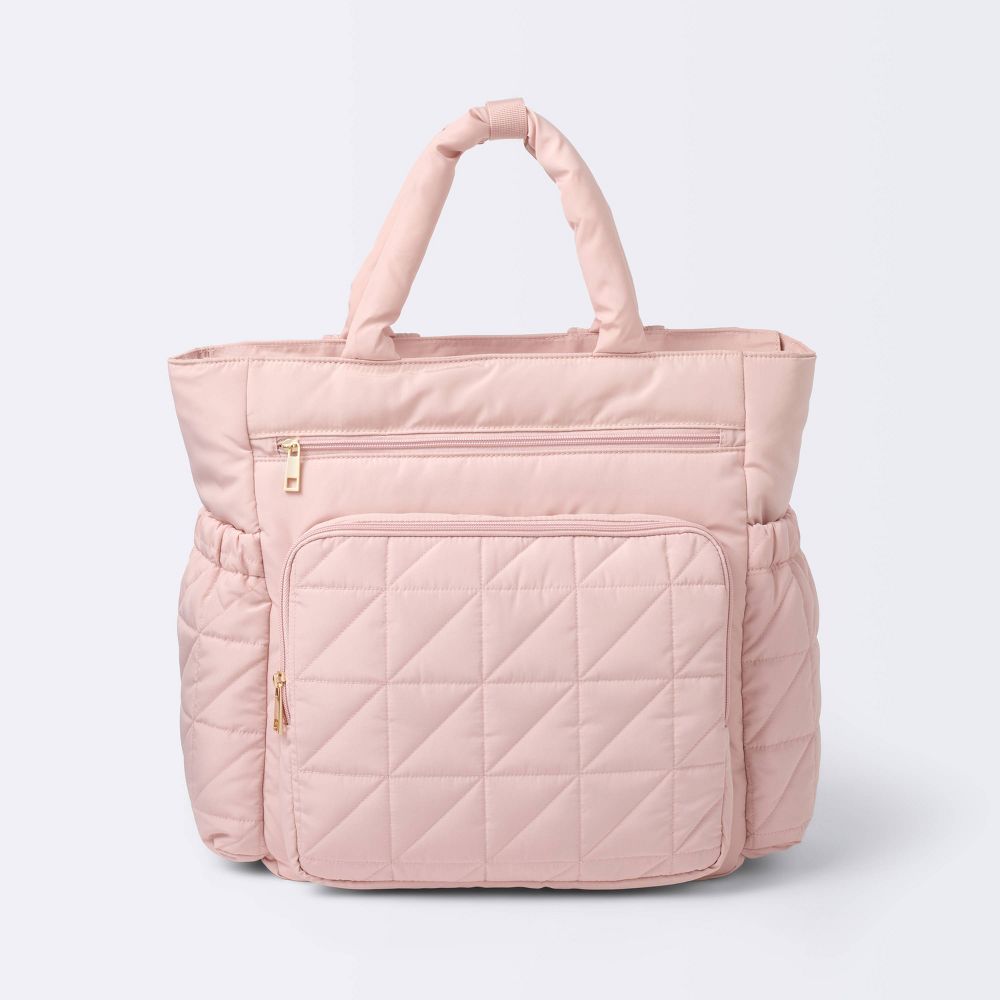 Quilted Diaper Backpack Tote Cloud Island