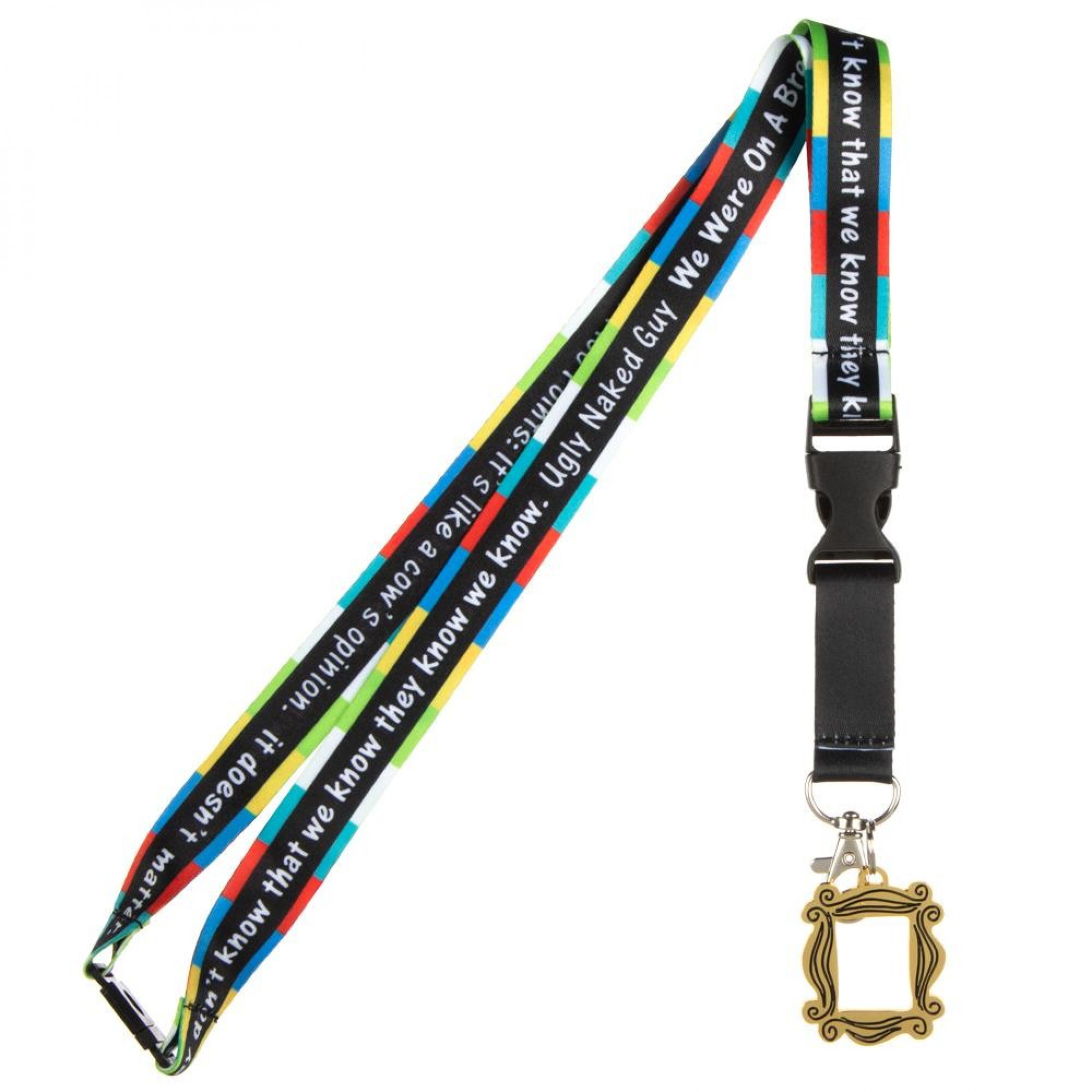 Friends Quotes Taping Lanyard