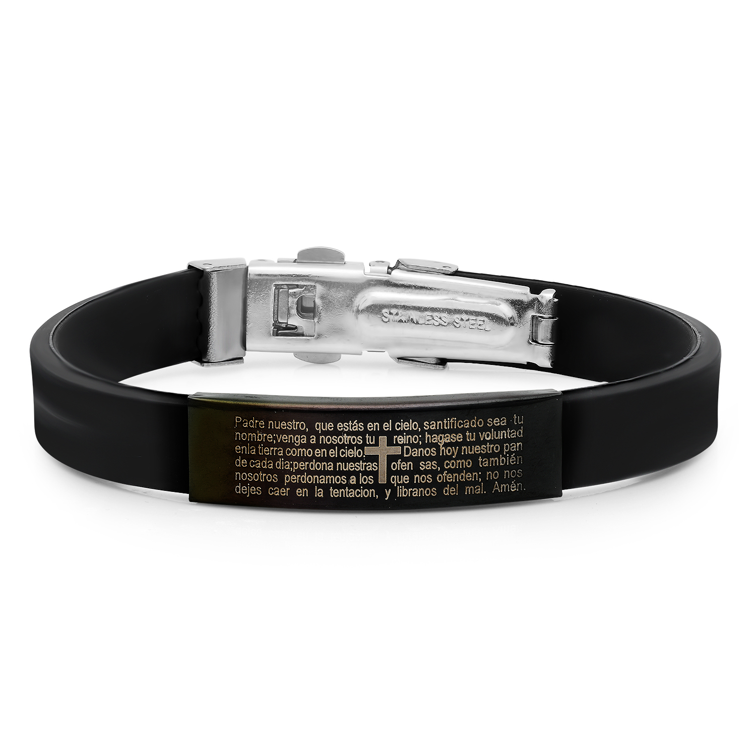 Rubber Bracelet Lords Prayer-Spanish