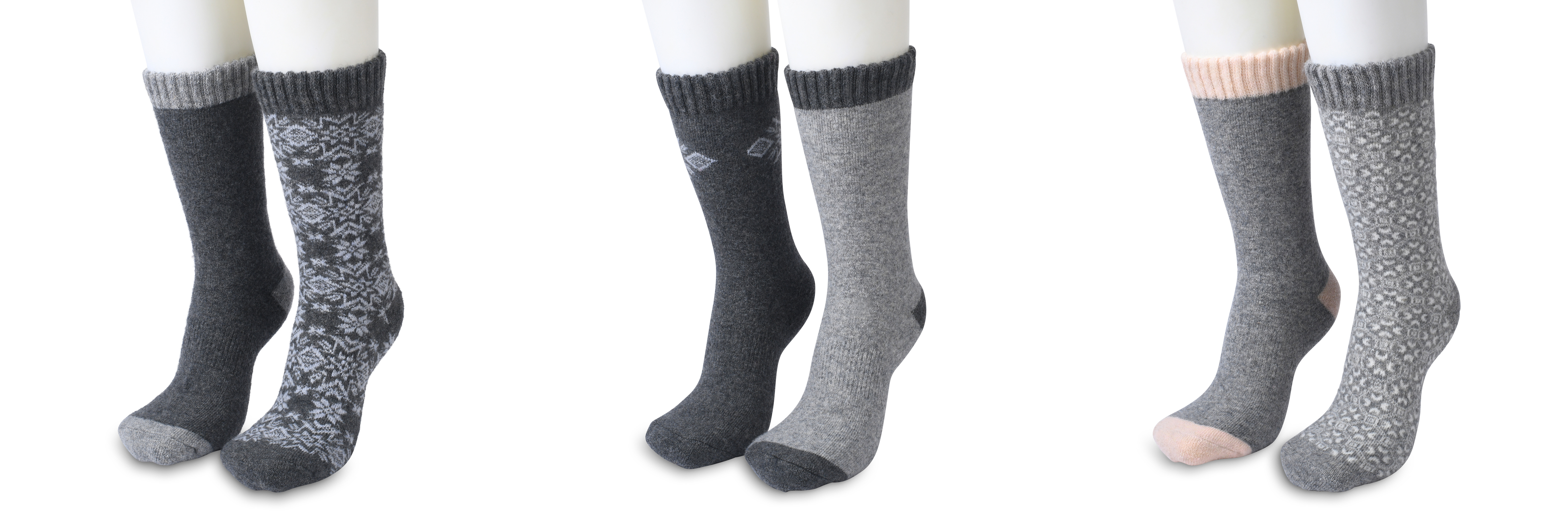 2-Pair Gaahuu Women's Wool Blend Cushioned Boot Socks