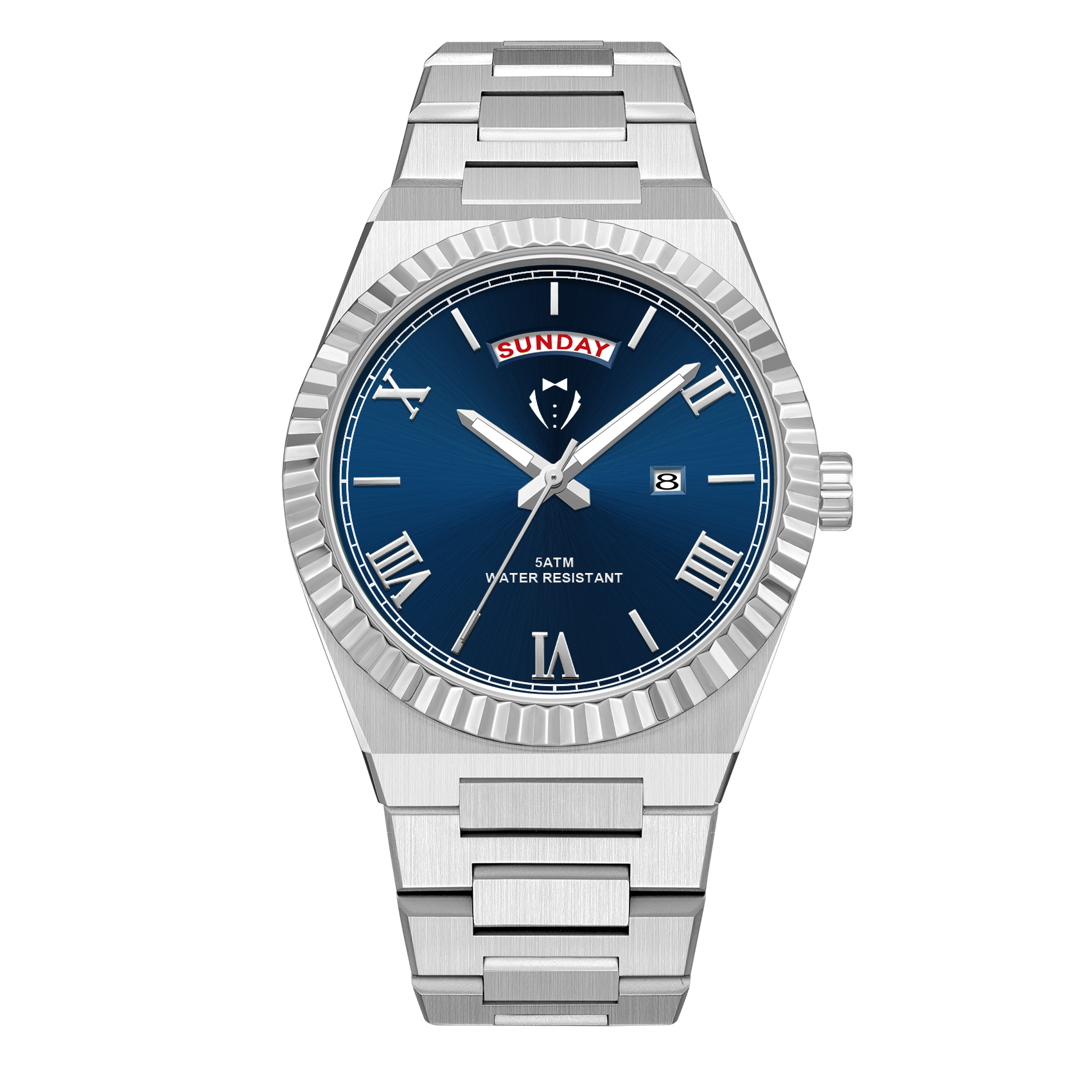 Black Tie Men's Diamond Cut Watch - 4 Colors