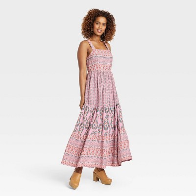 maxi dress ribbed Silk Rib Maxi Dress