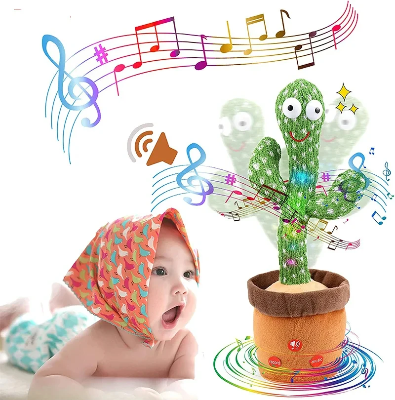 Baby Toys Dancing Talking Cactus Toy