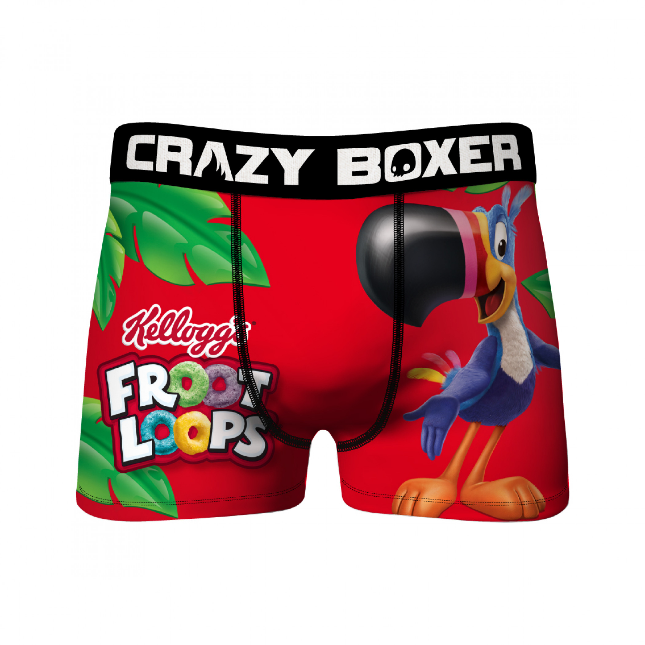 Crazy Boxers Men's Kelloggs Cereal Boxer Briefs - Fun Printed Underwear With Characters All Over - View #4