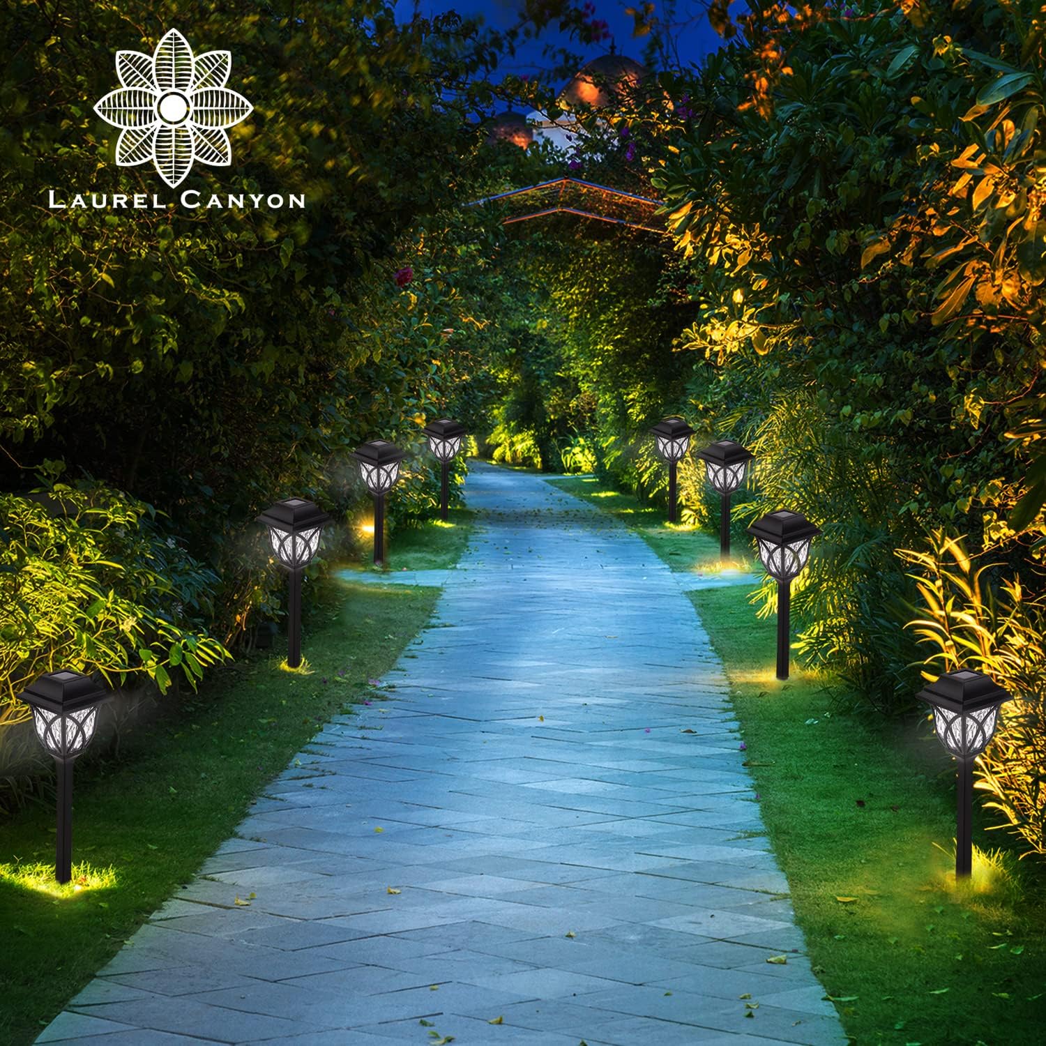 6-Pack Lauren Canyon Solar Path Lights