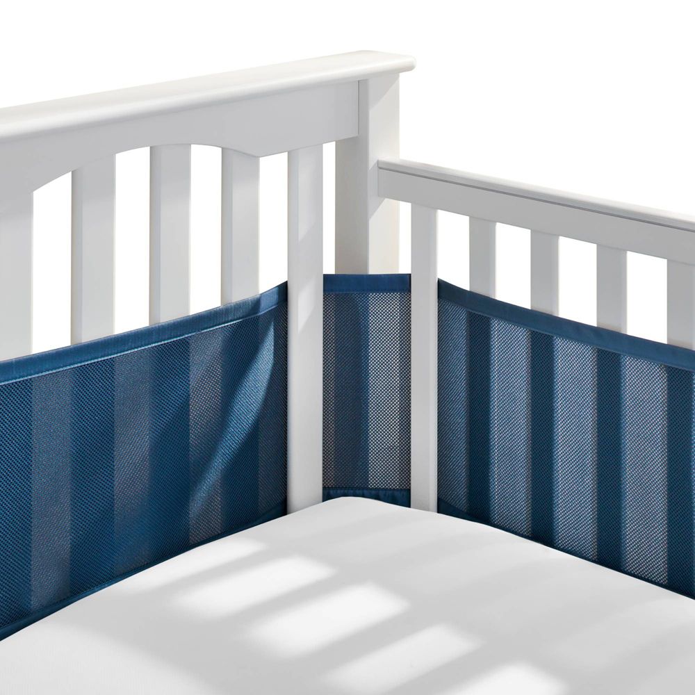BreathableBaby Breathable Mesh Crib Liner for Full Sized Crib Classic Colle