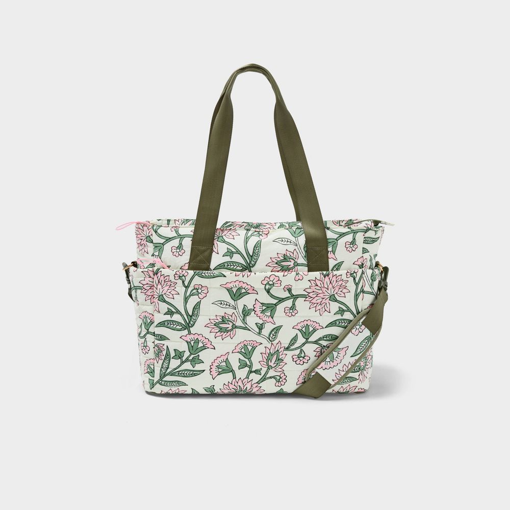 Ink & Barrel 12" Canvas Tote Bag Handbag Purse - Floral