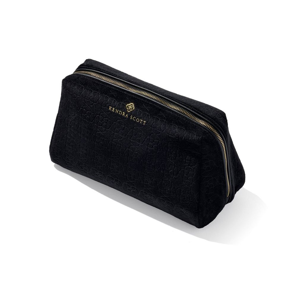 Kendra Scott Large Filigree Cosmetic Case - Black