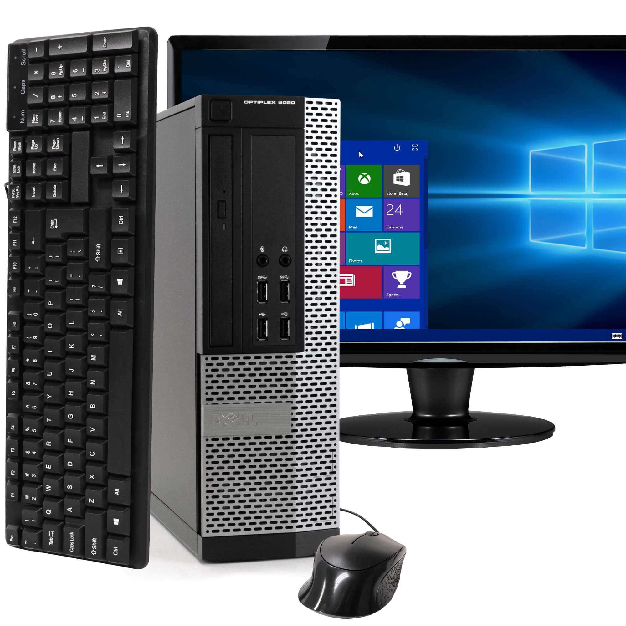 Dell 90 Desktop Bundle With 22 Monitor Intel Core I5 8gb Ram 1tb Hdd Tanga