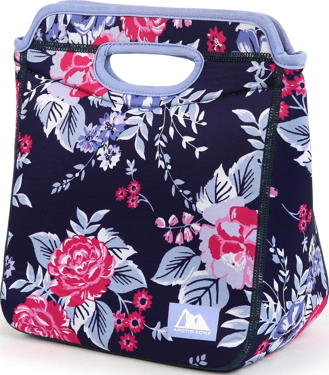 Arctic Zone Neoprene Zaza Lunch Tote, Midnight Toss Floral