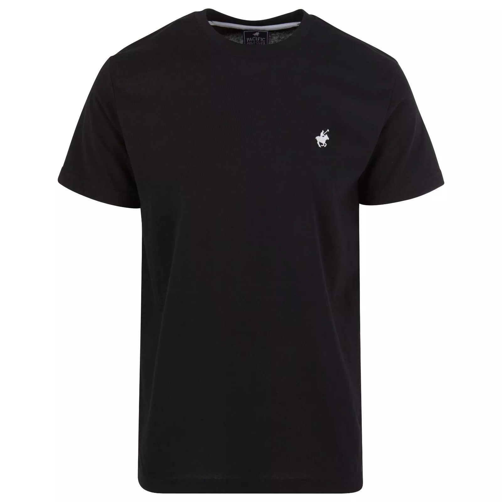 MENS PACIFIC POLO CLUB TSHIRT PREMIUM HEAVY SHORT SLEEVE - SIZE: MEN M - BLACK - New