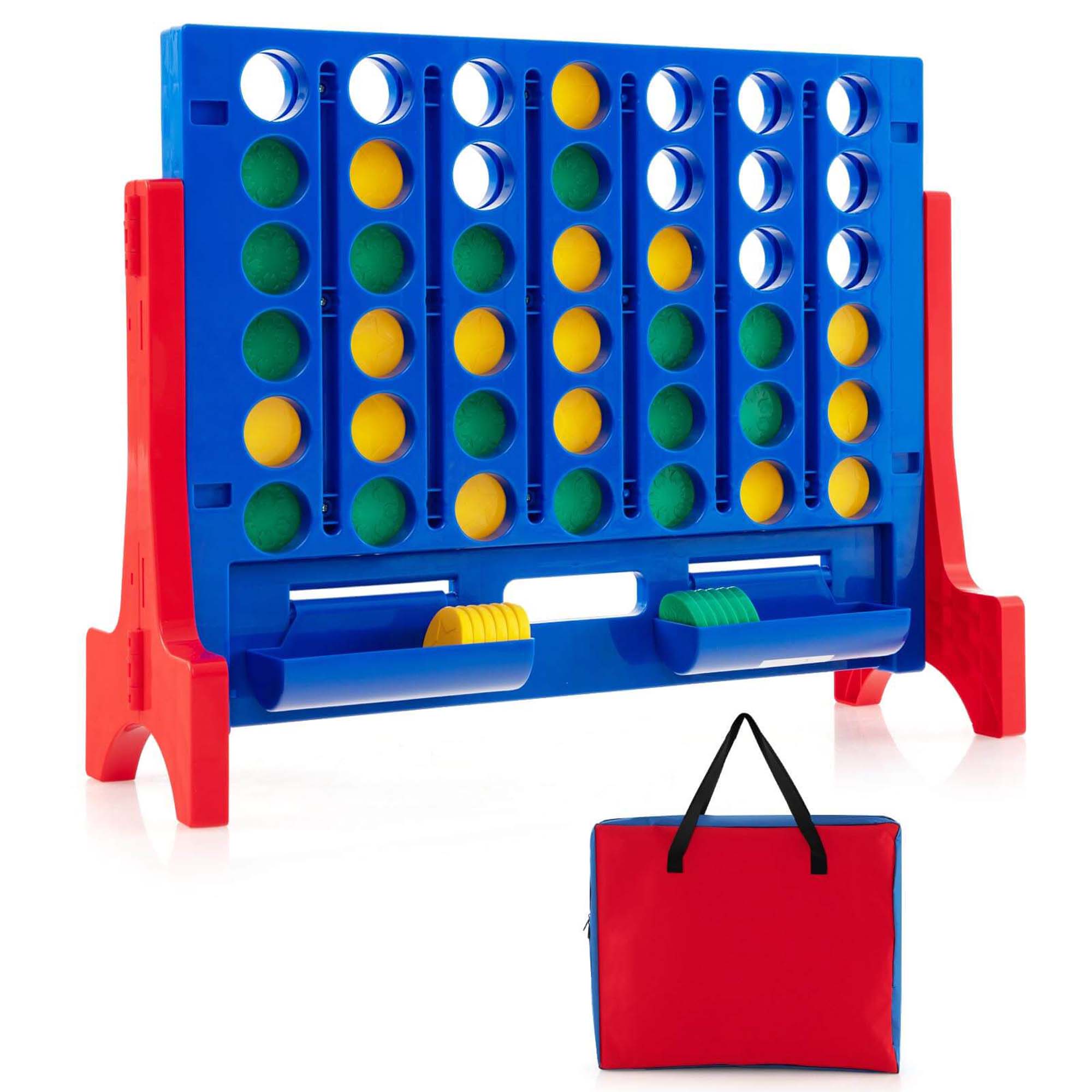 Tabletop or Wall Mounted Giant 4 in a Row Jumbo 4-to-Score Connect Game