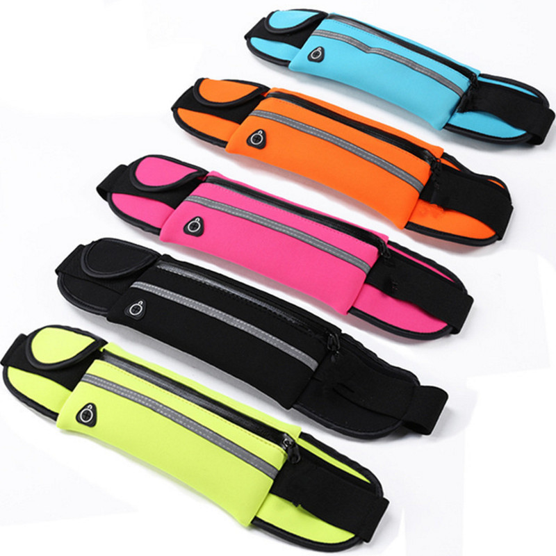 Sports Running Belt and Travel Fanny Pack for Jogging, Cycling and Outdoors with Water Resistant Storage Pocket