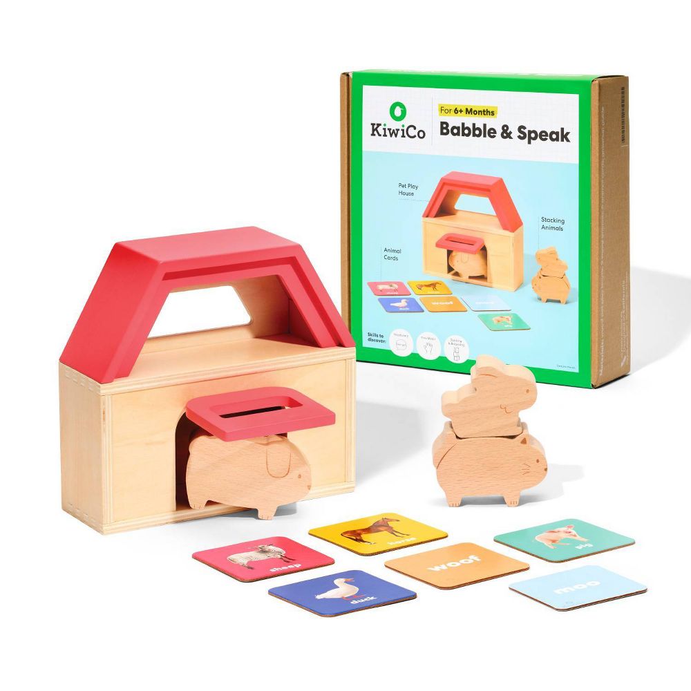 KiwiCo Activity Play Center 6m+ - Babble & Speak 10pc