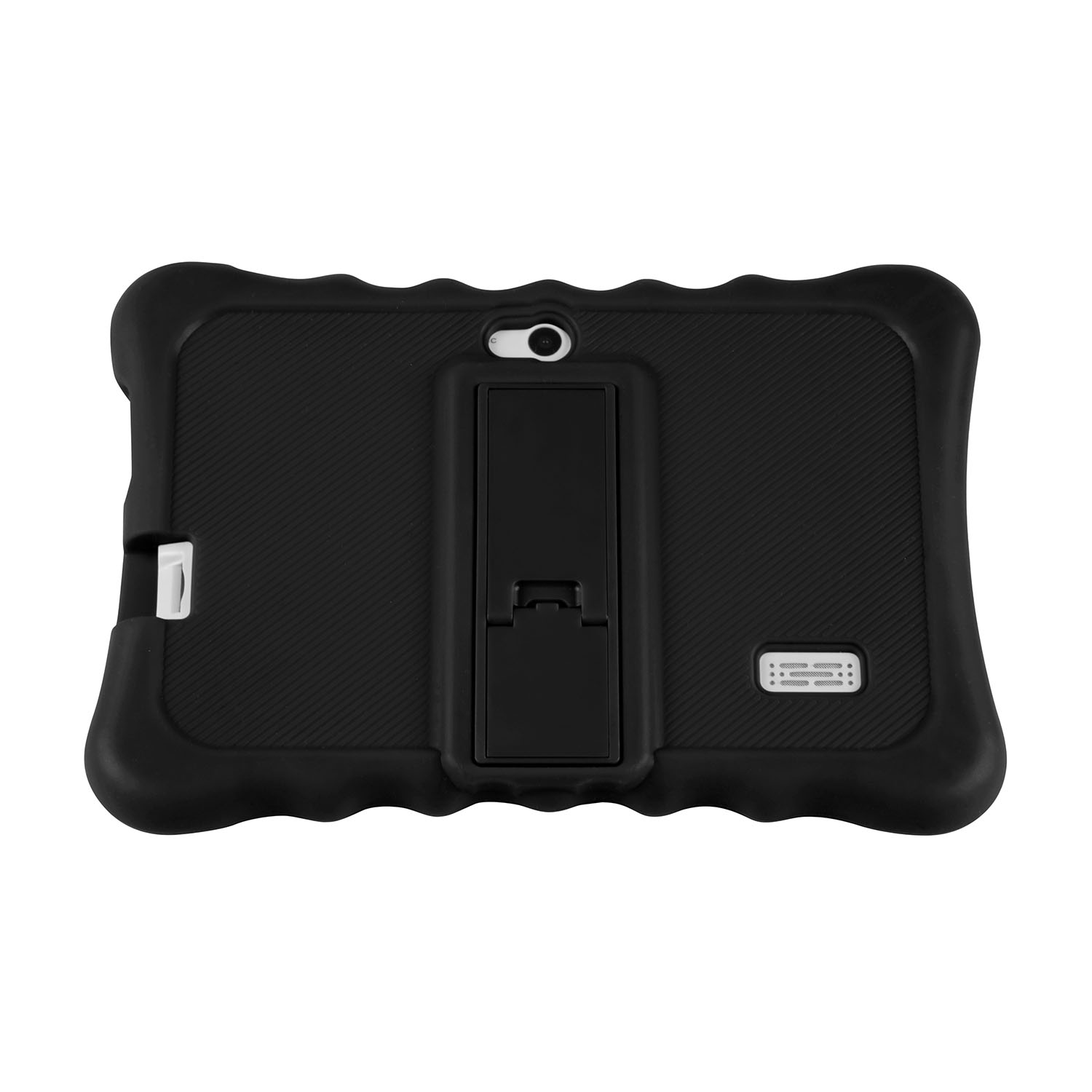 Shock-resistant Silicone Snap-on Case with Stand for 7” Tablets