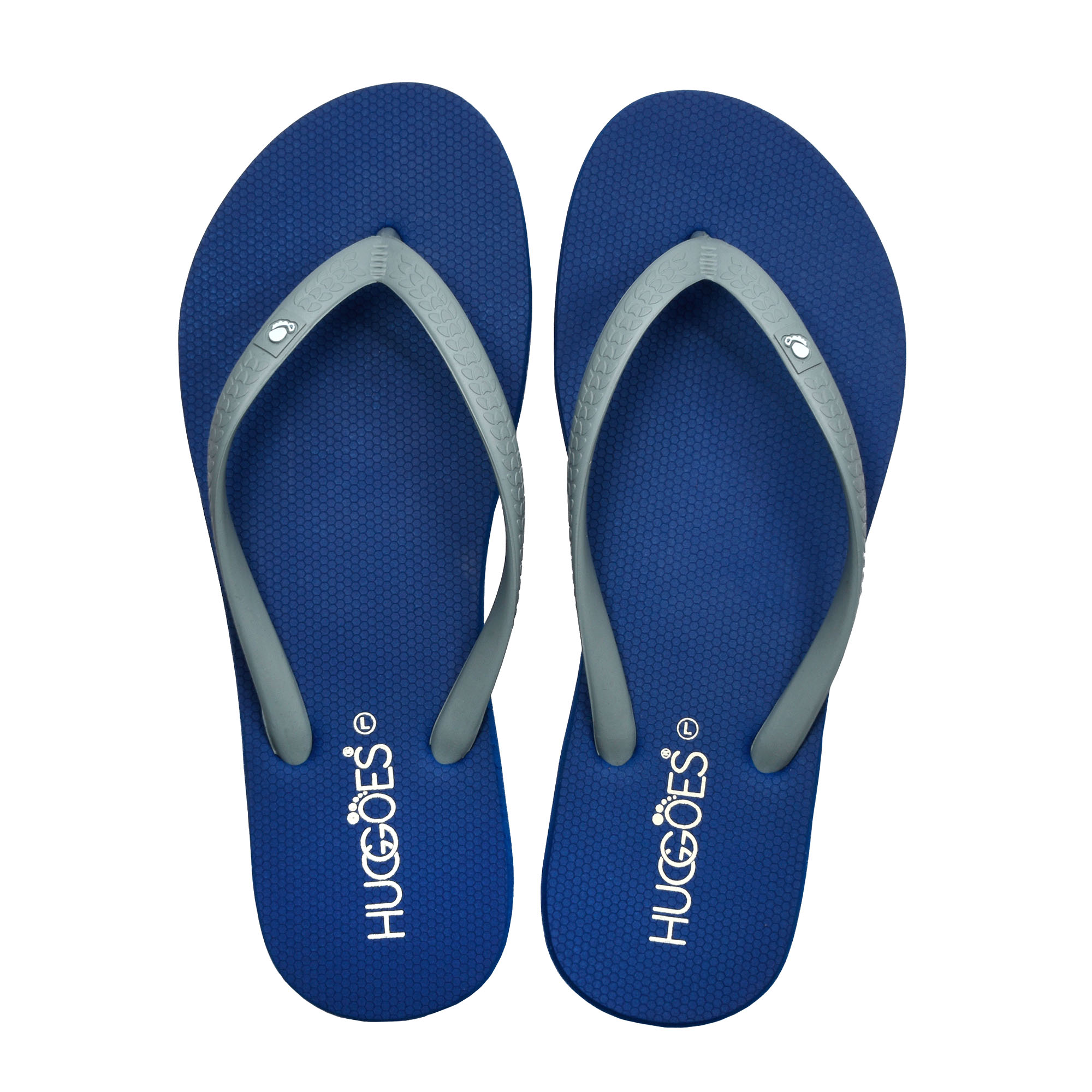 HUGGOES - Cosmic Women's Natural Rubber Summer Flip-Flops