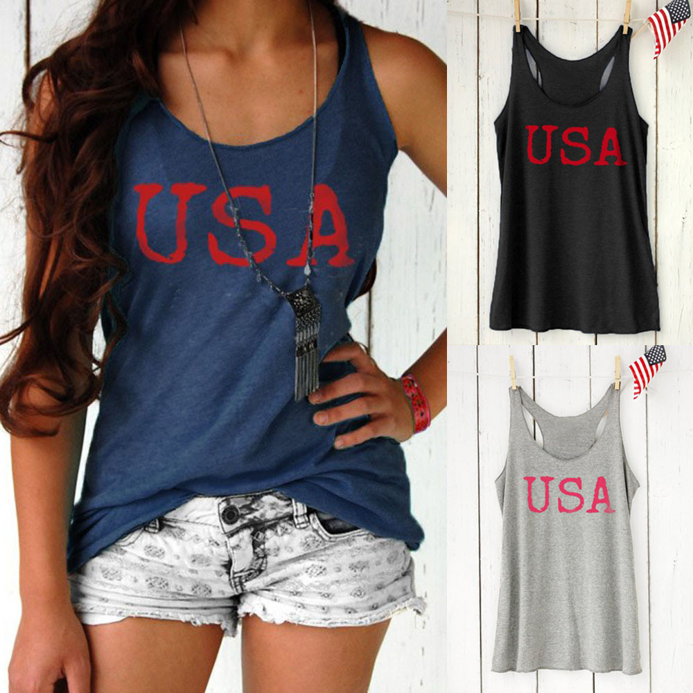 USA Women's Casual Tank Top BelleChic