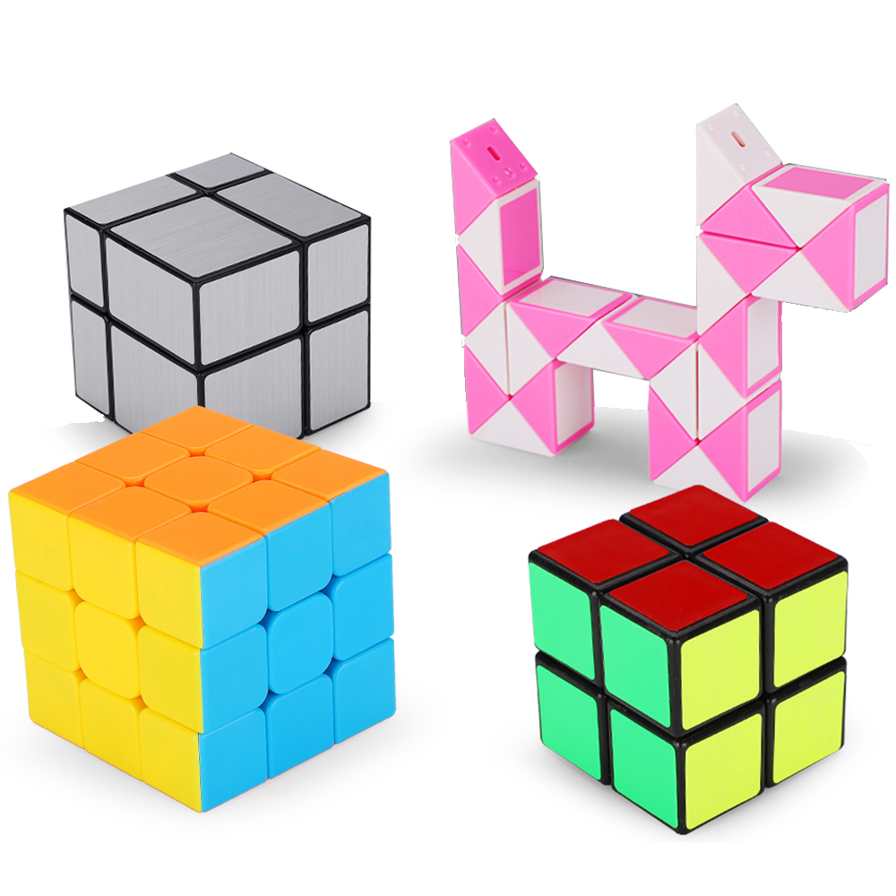 4-Pack Zummy Brain Teaser Puzzles Bundle