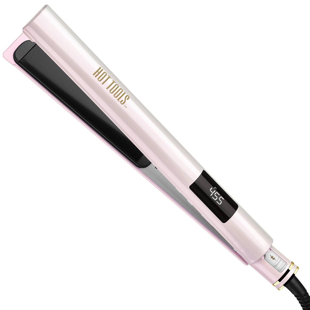 Hot Tools Pro Signature Collection with LED Display Flat Hair Iron - Lavender