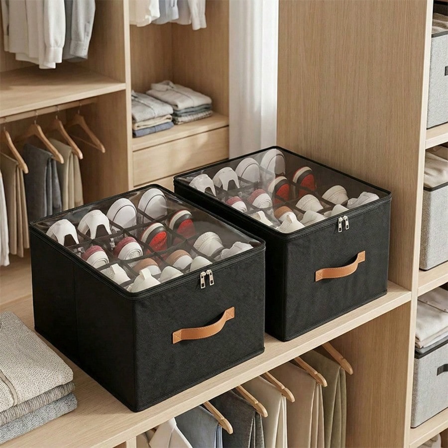 2 Pack Shoe Organizer for Closet